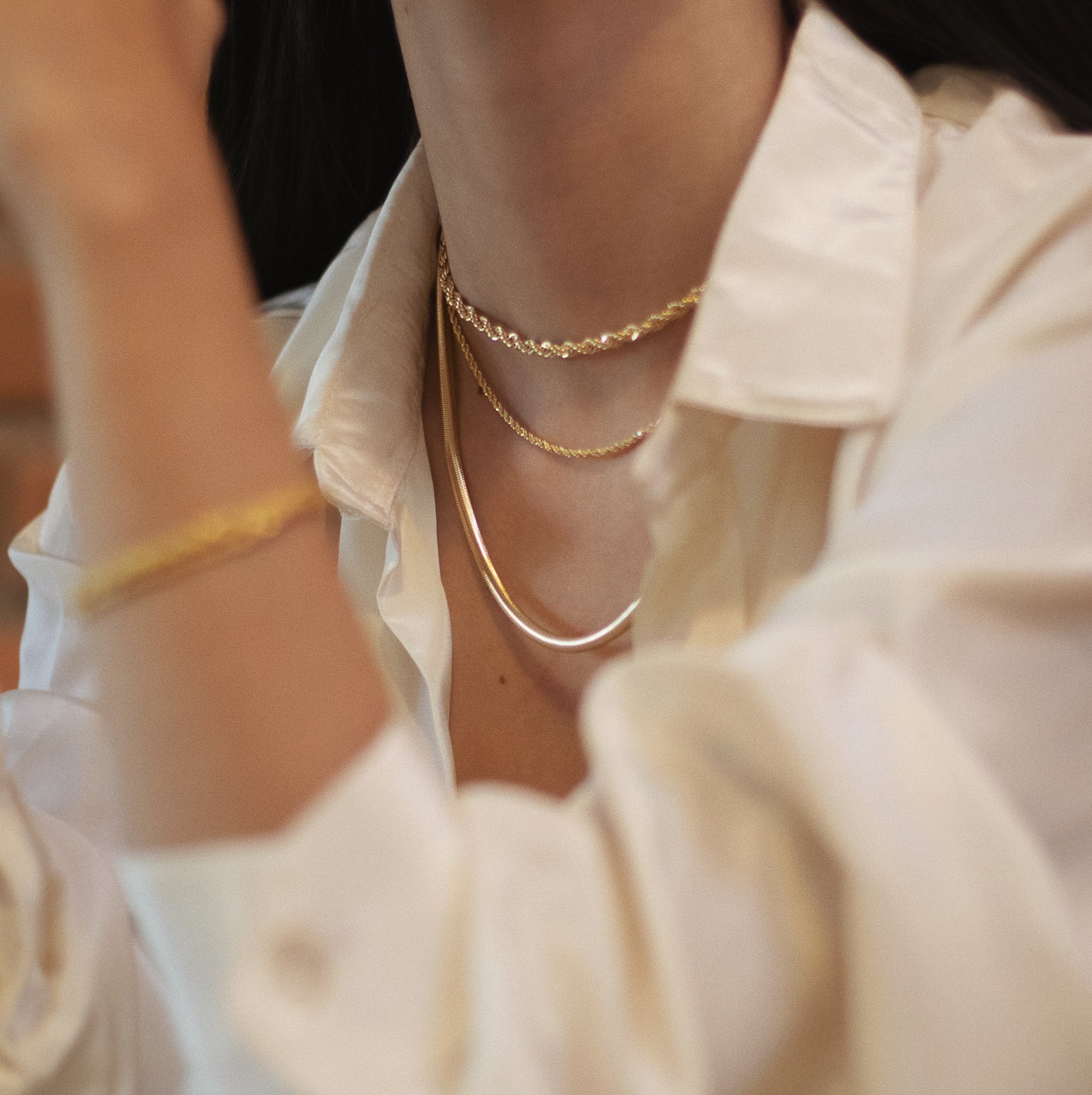 CHOKER CORDÃO BAIANO 2MM DOURADO FOLHEADO
