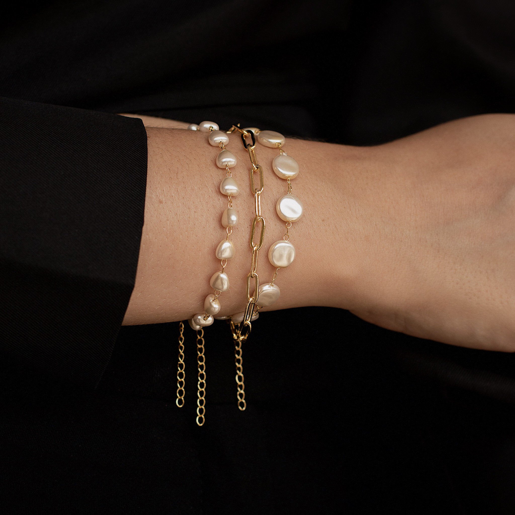 PULSEIRA ART MEDIA G DOURADO FOLHEADO