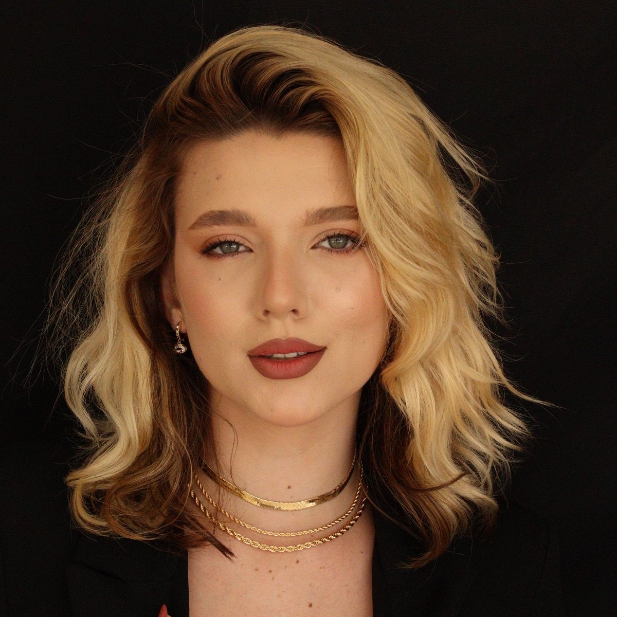 CHOKER SNAKE 6MM BANHADO A OURO 18K