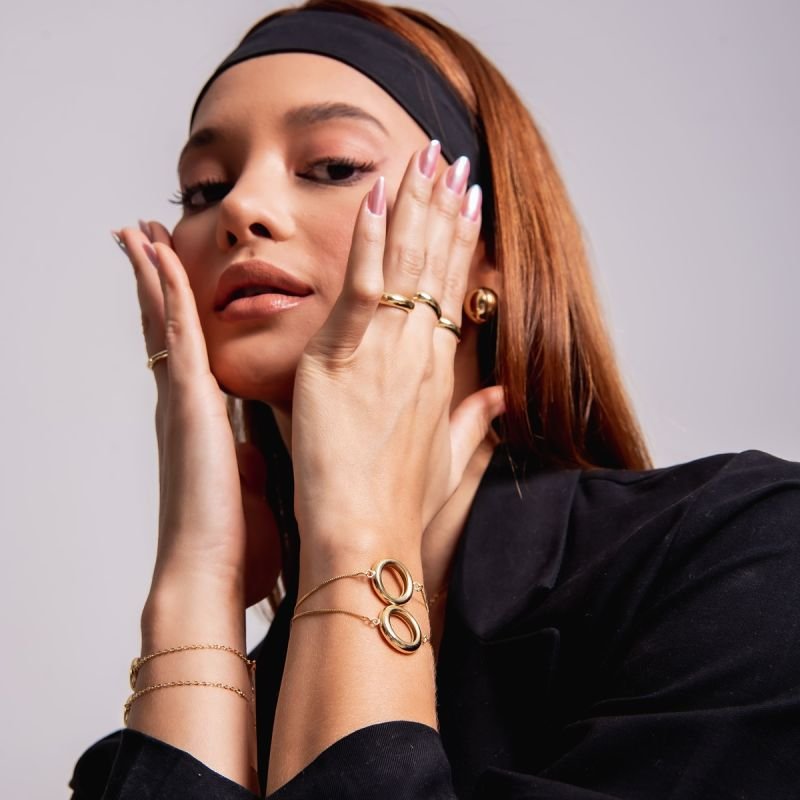 ANEL ONIRIQUE 3MM DOURADO FOLHEADO