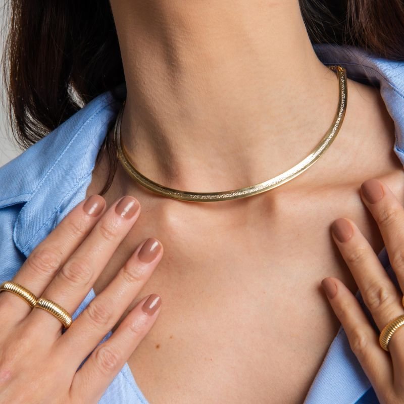 ANEL ORLI AJUSTAVEL DOURADO FOLHEADO