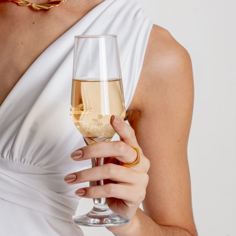 ANEL QUADRADO LISO BANHADO A OURO 18K