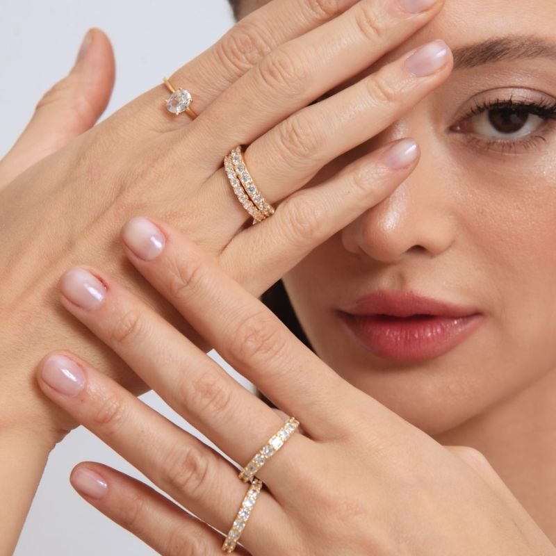 ANEL RIVIERA ZIRCÔNIA 3MM BANHADA A OURO 18K