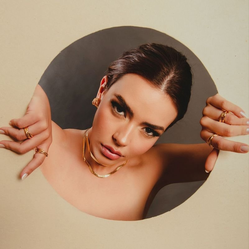 ANEL TRÊS UNIÃO LISO FOLHEADO A OURO