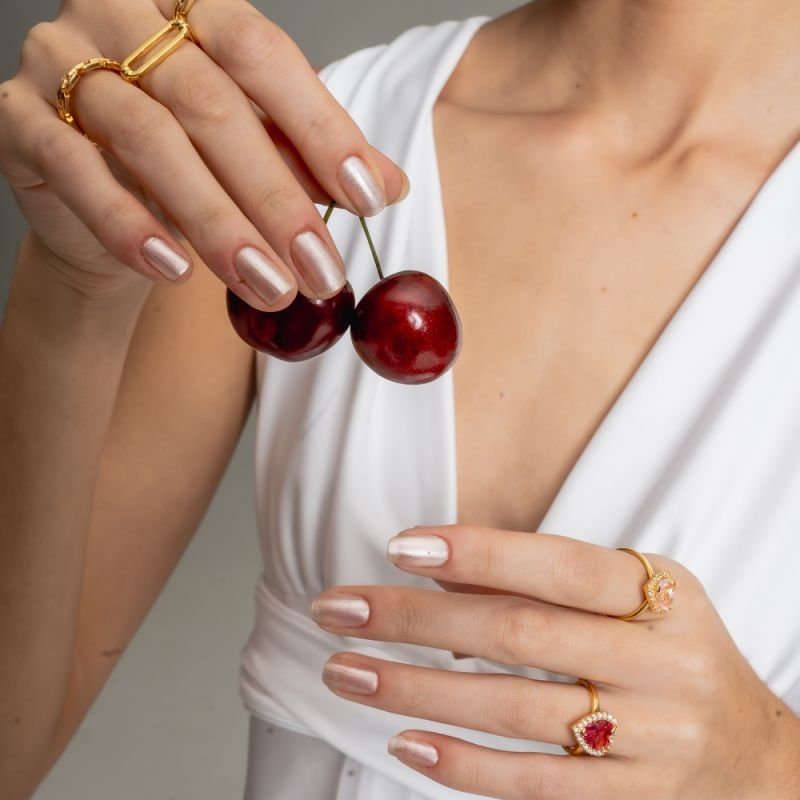 ANEL VIRTUDE BANHADO A OURO 18K