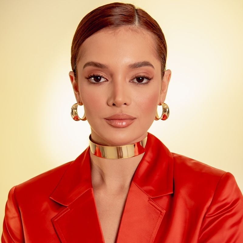 ARGOLA CAVA MAX G DOURADO FOLHEADO