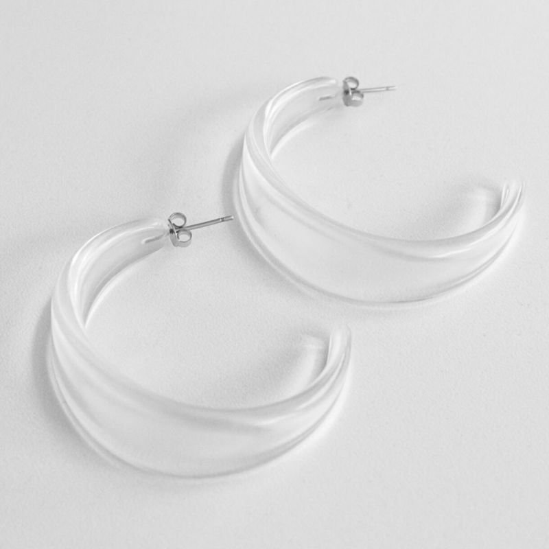 ARGOLA CAVA RESINA INCOLOR