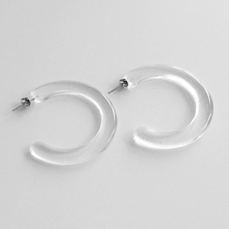 ARGOLA CROQUÉ RESINA INCOLOR