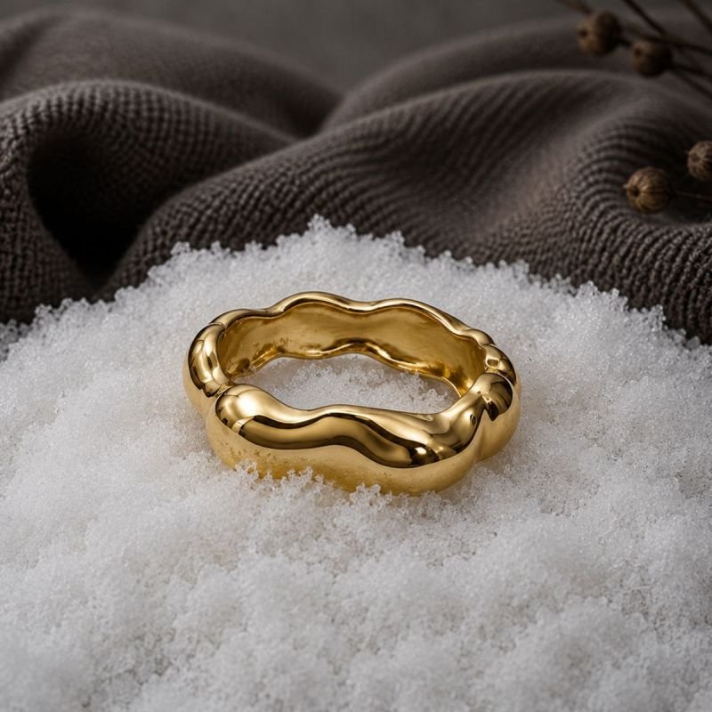 BRACELETE CASHMERE BANHADO A OURO 18K