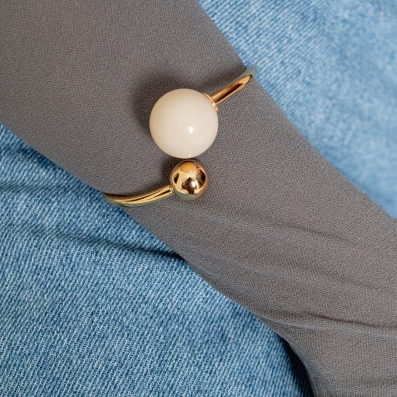 BRACELETE DUO MAGNA BANHADO A OURO 18K