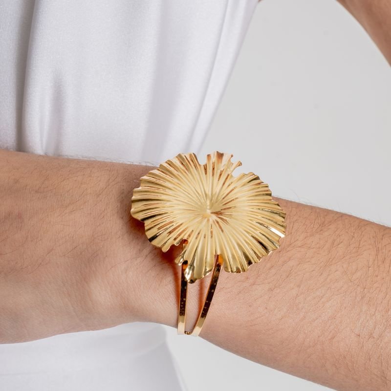 BRACELETE FLUIR BANHADO A OURO 18K