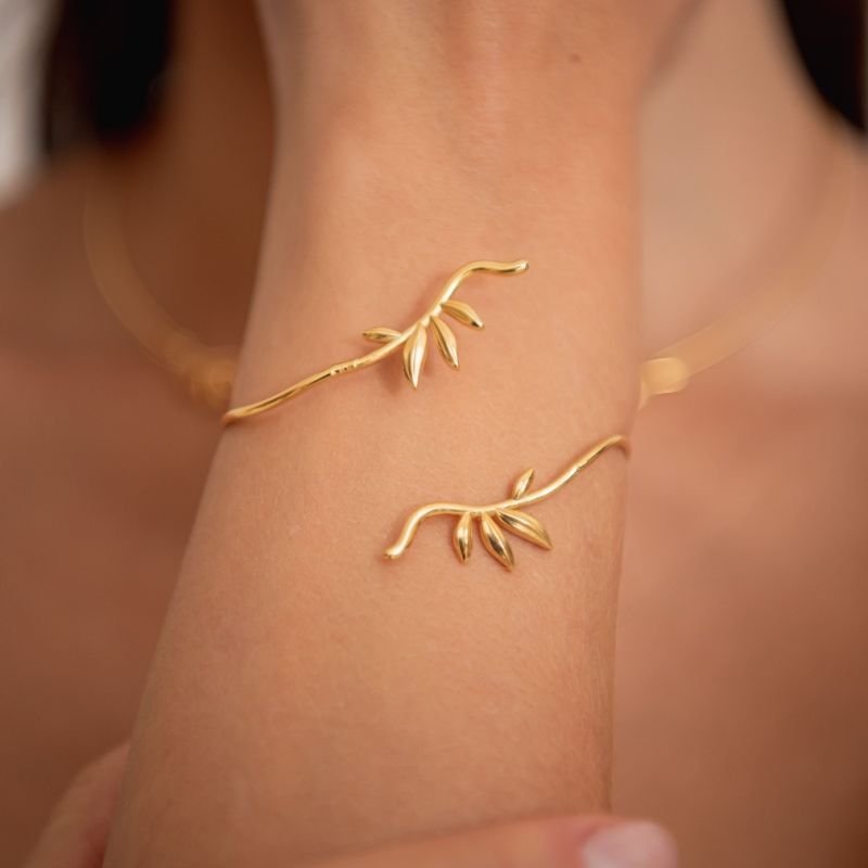 BRACELETE LOUISE BANHADO A OURO 18K