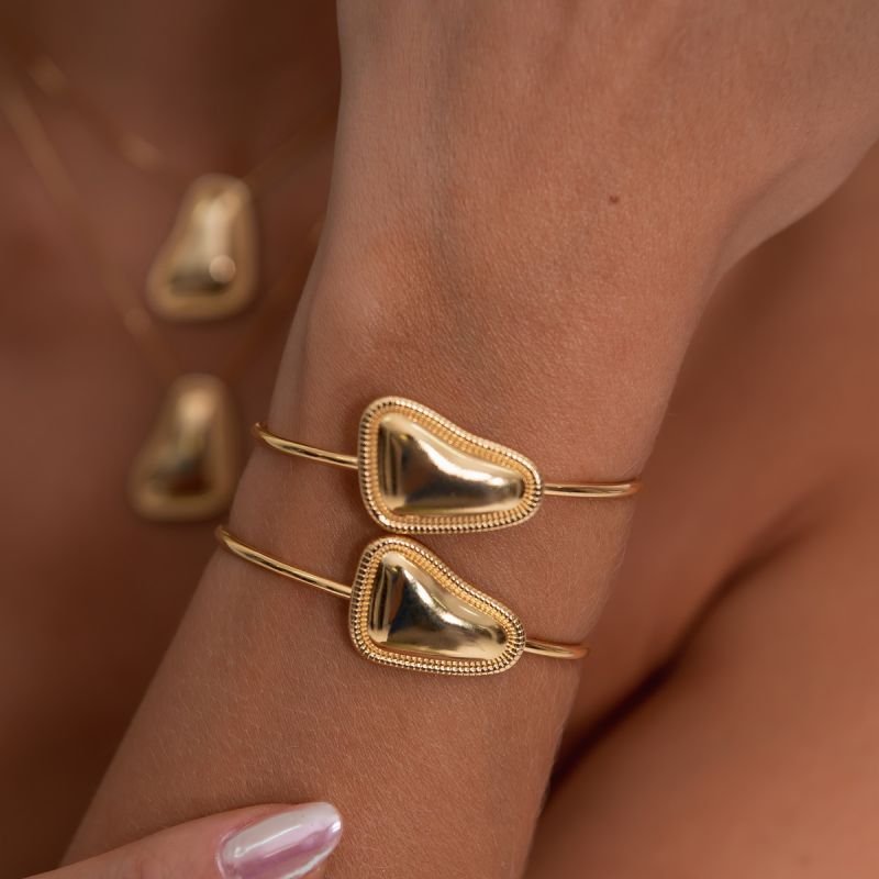 BRACELETE MONTAGNE BANHADO A OURO 18K