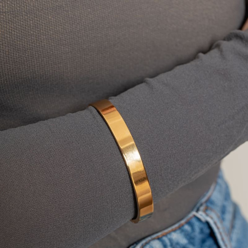 BRACELETE PLENA BANHADO A OURO 18K