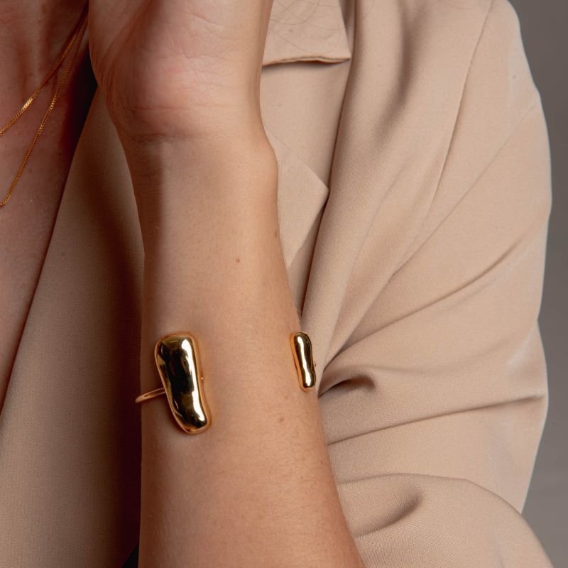 BRACELETE SUBLIME DOURADO FOLHEADO