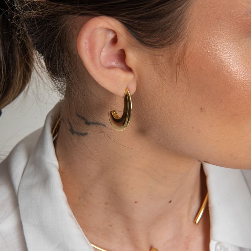 BRINCO ÁGATA BANHADO A OURO 18K
