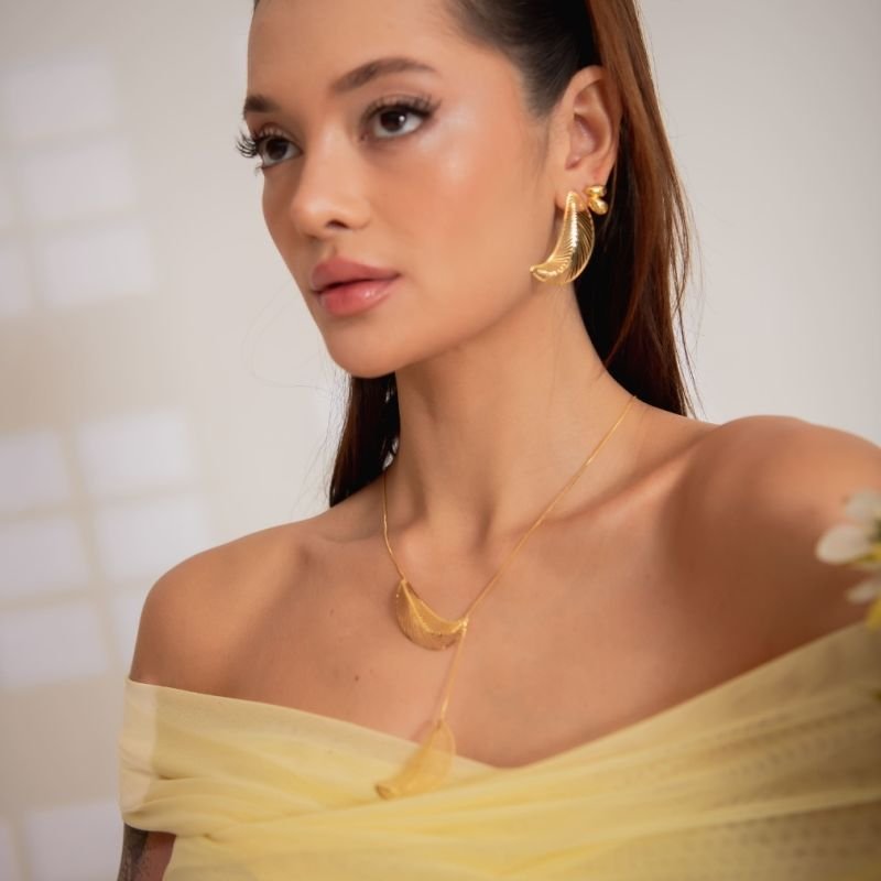 BRINCO ARCADIA BANHADO A OURO 18K