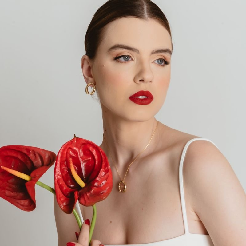 BRINCO ENCONTRO BANHADO A OURO 18K