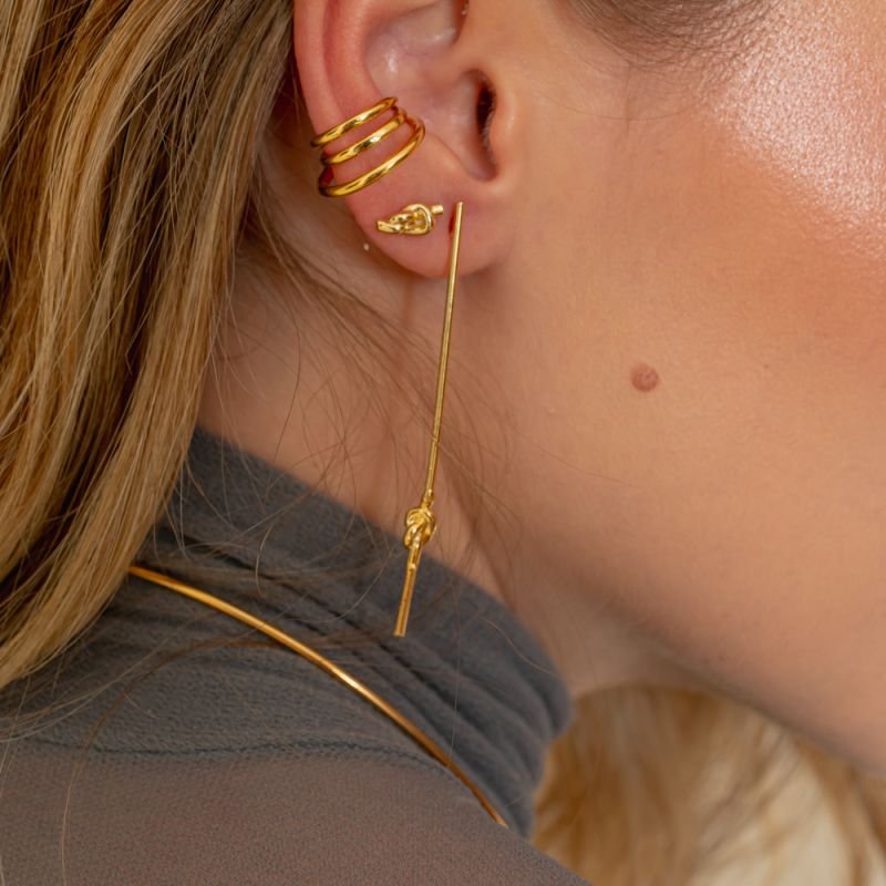 BRINCO ENTRE NÓS BANHADO A OURO 18K