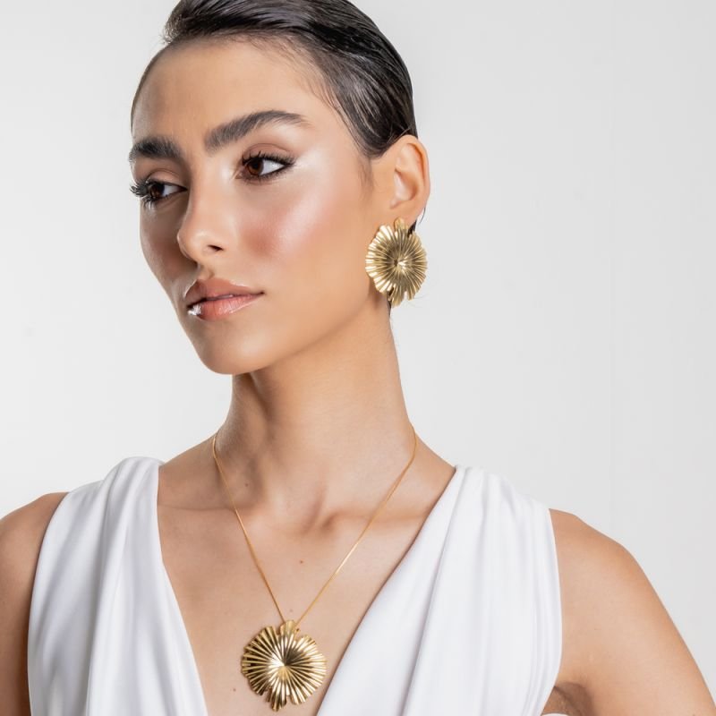 BRINCO FLUIR BANHADO A OURO 18K