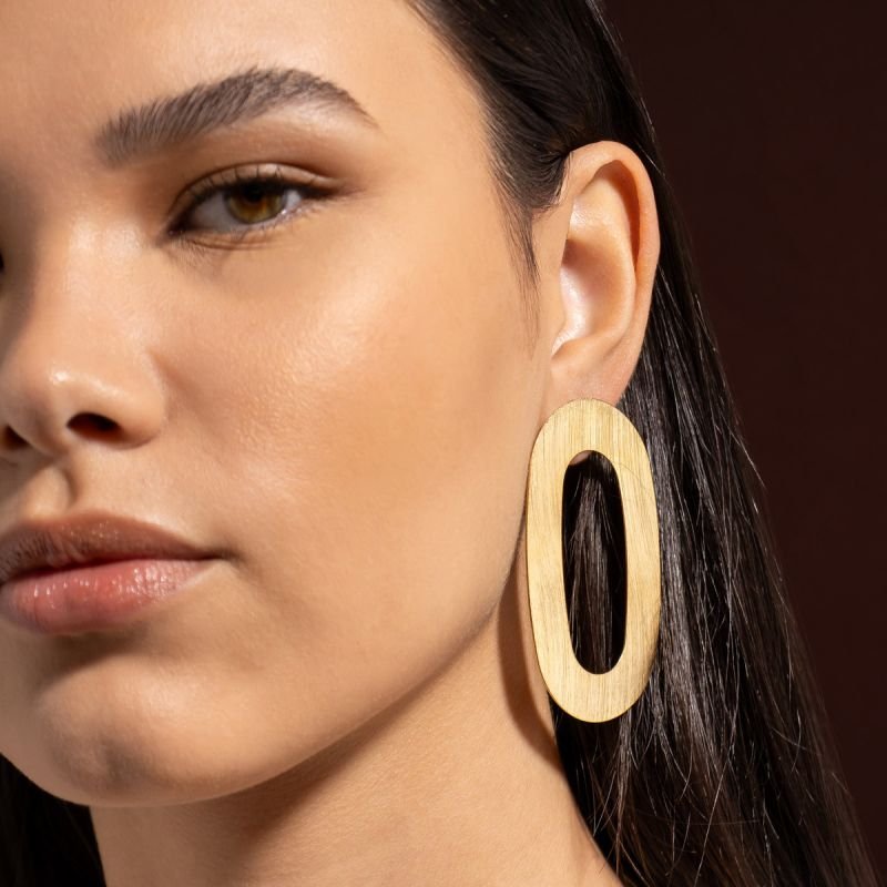 BRINCO HALO BANHADO A OURO 18K