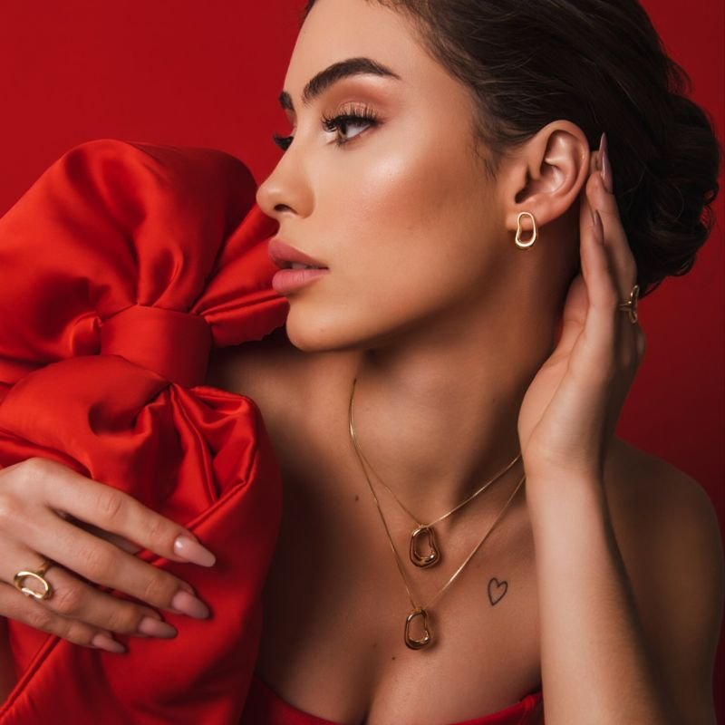 BRINCO ORGANIC FLUIDO DOURADO FOLHEADO