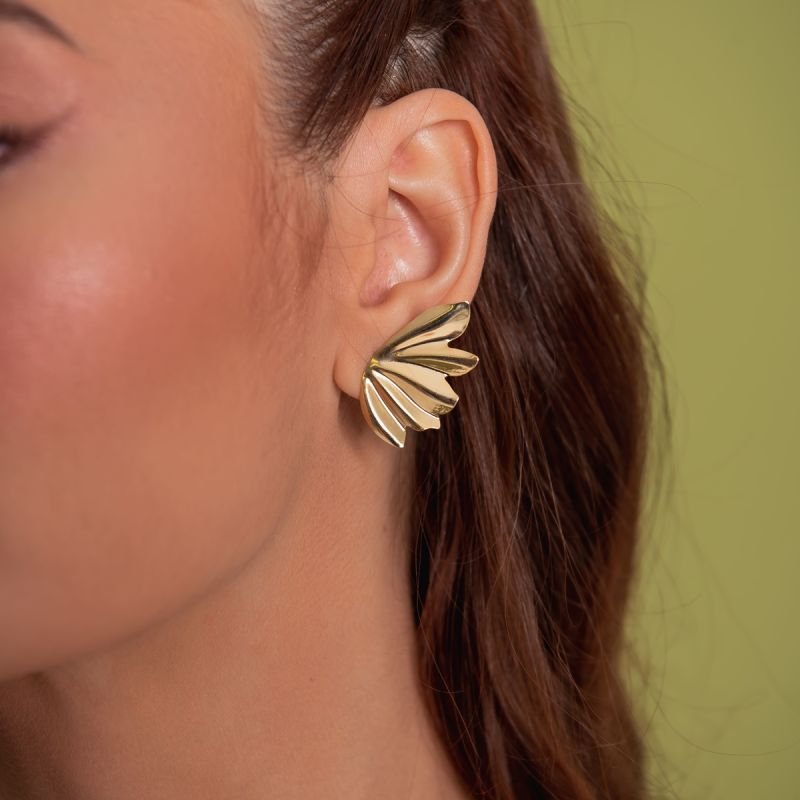 BRINCO OUTONO BANHADO A OURO 18K