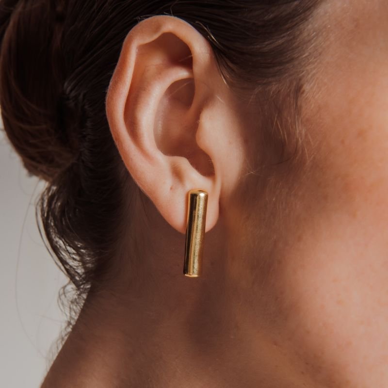 BRINCO PALITO ARREDONDADO M BANHADO A OURO 18K