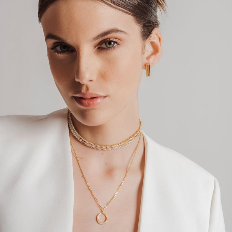 BRINCO PALITO ARREDONDADO P DOURADO FOLHEADO