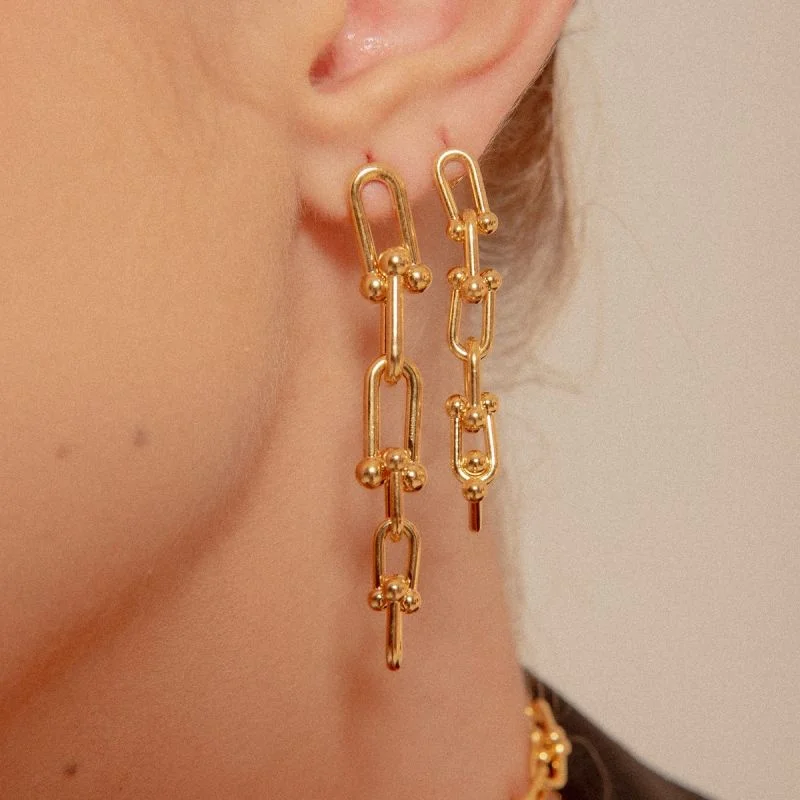 BRINCO TIFFA ELOS DEGRADE BANHADO A OURO 18K