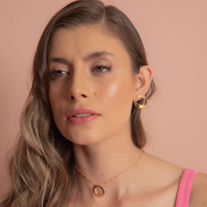 BRINCO VINTAGE BANHADO A OURO 18K