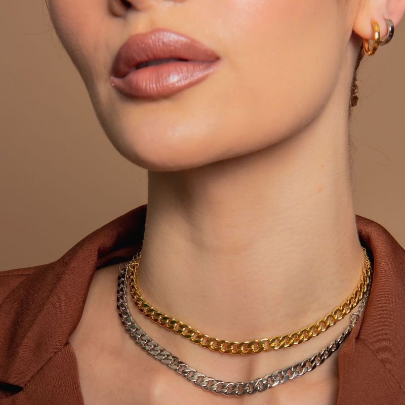CHOKER ELOS TREND BANHADO A OURO 18K