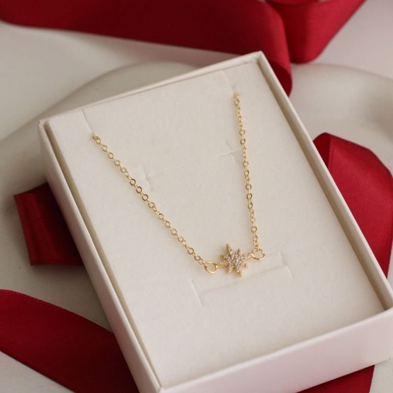 CHOKER STARS ZIRCÔNIA BANHADO A OURO 18K