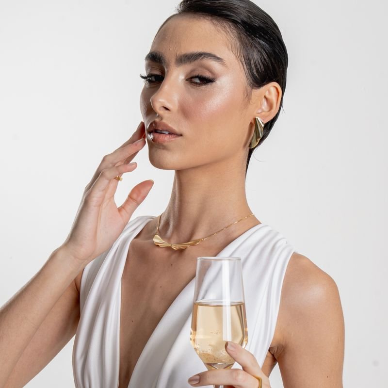 CHOKER TERNURA BANHADO A OURO 18K