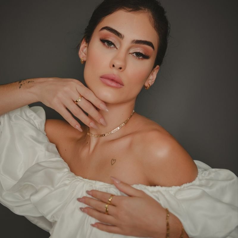 CHOKER VERSACE GRECA DOURADO FOLHEADO