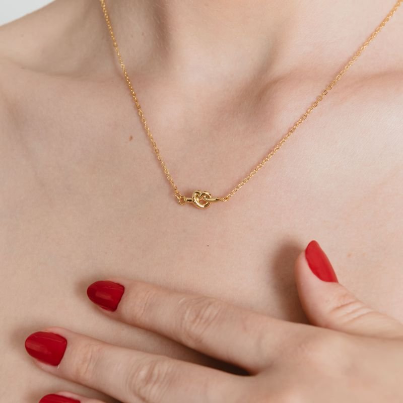 COLAR BONDS OF LOVE BANHADO A OURO 18K