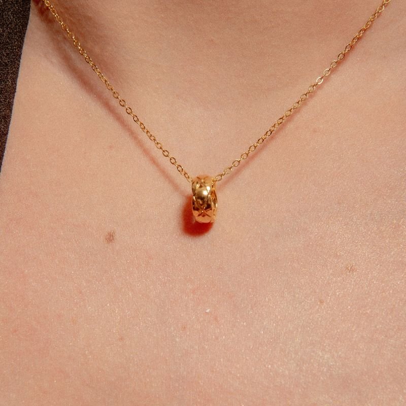 COLAR COCO X BANHADO A OURO 18K