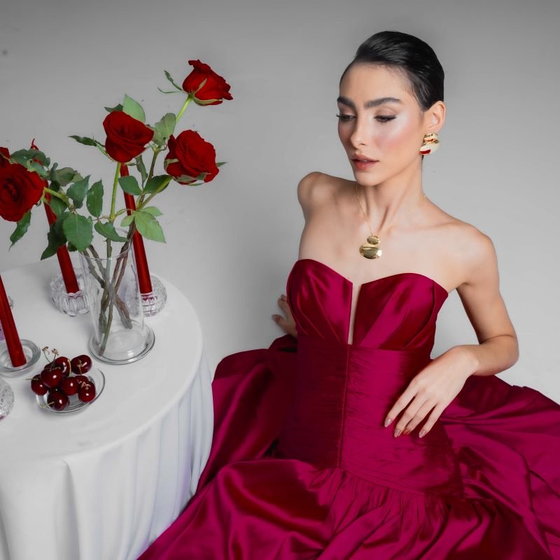 COLAR DUPLO MARTELADO BANHADO A OURO 18K