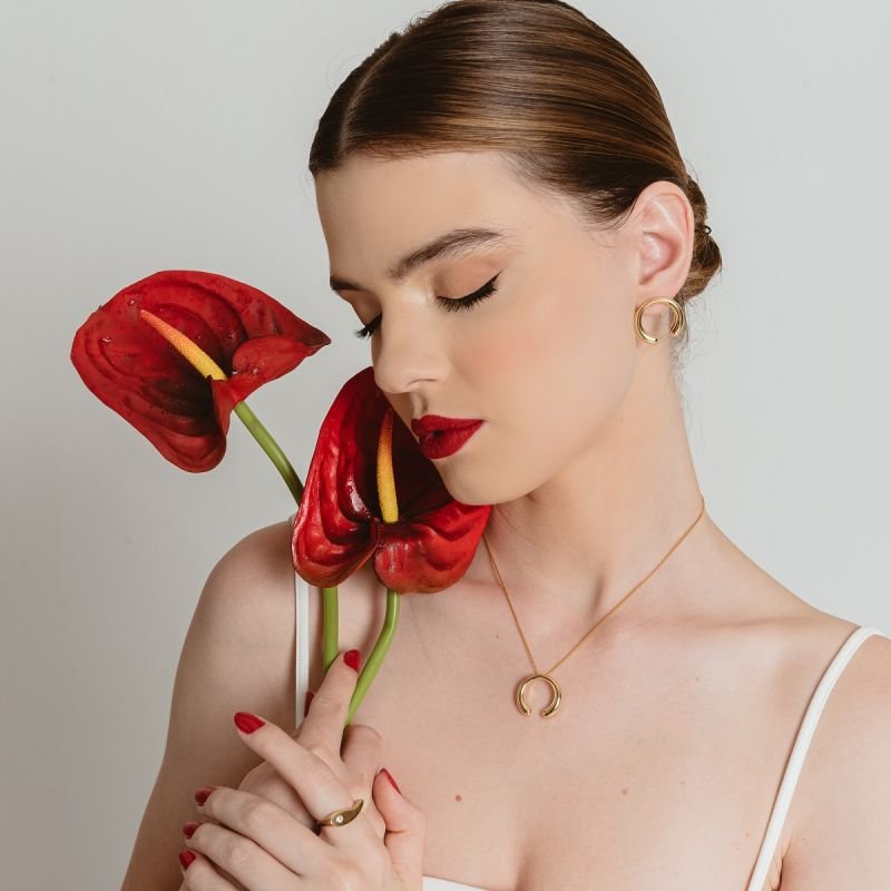 COLAR ENCONTRO BANHADO A OURO 18K