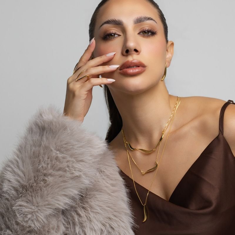 COLAR LONGO GEADA BANHADO A OURO 18K