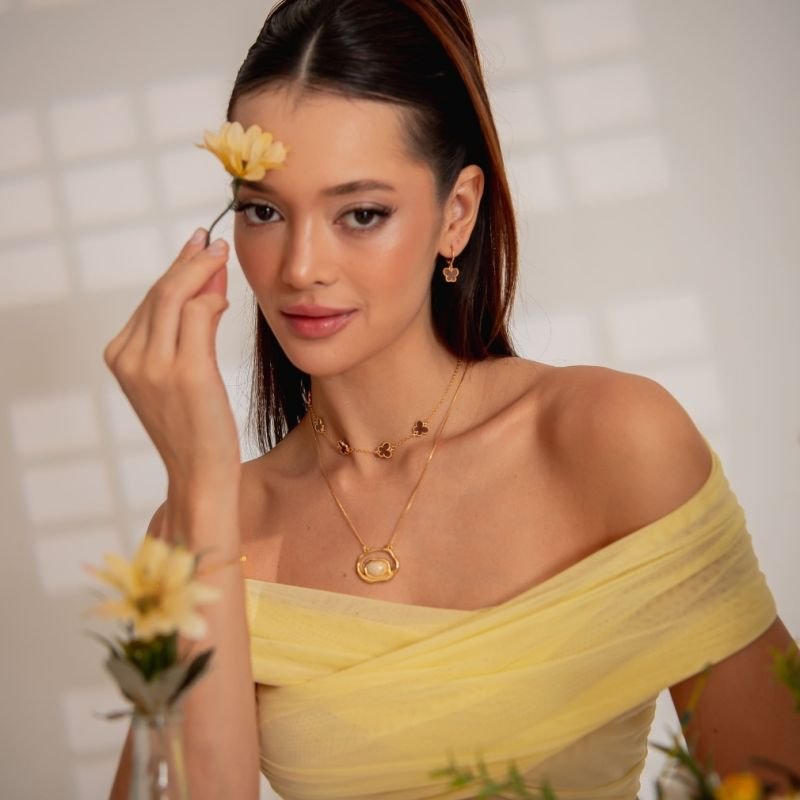 COLAR OÁSIS BANHADO A OURO 18K