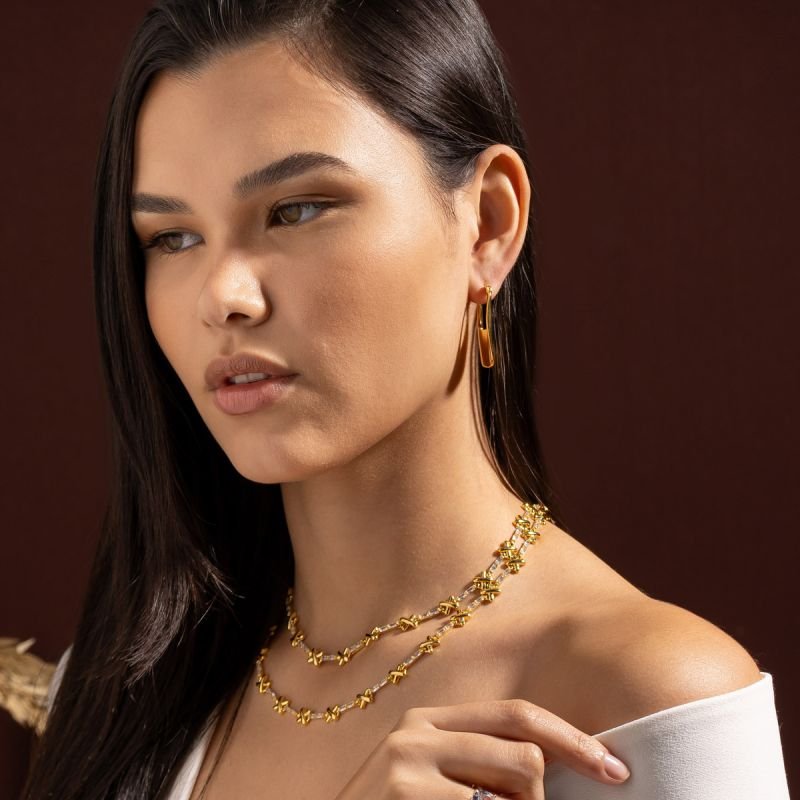 COLAR VERONA BANHADO A OURO 18K