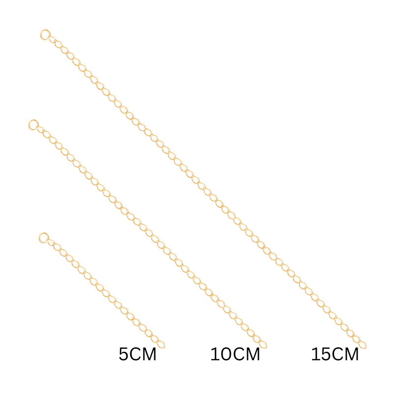 EXTENSOR 10CM 10UND. DOURADO