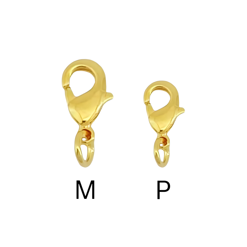 FECHO LAGOSTA M 10UND. DOURADO