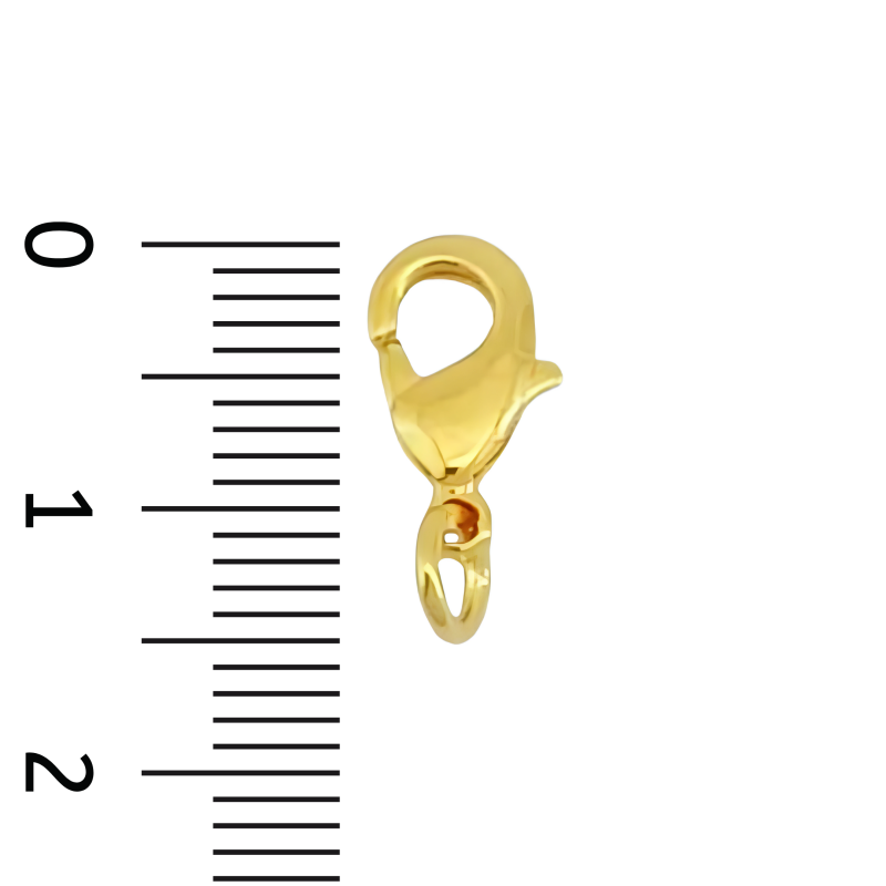 FECHO LAGOSTA M 10UND. DOURADO