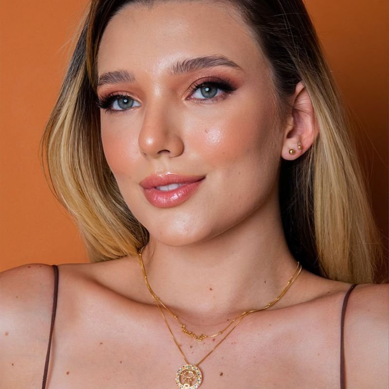 KIT BRINCO BOLINHA DOURADO FOLHEADO