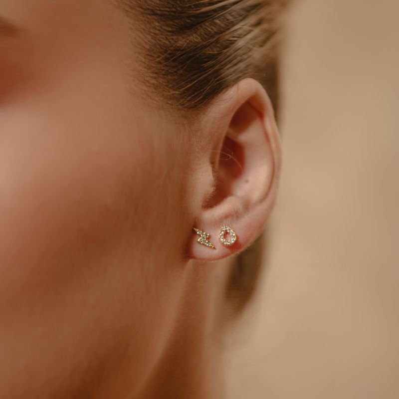 KIT GOTA E RAIO COM ZIRCÔNIAS BANHADO A OURO 18K