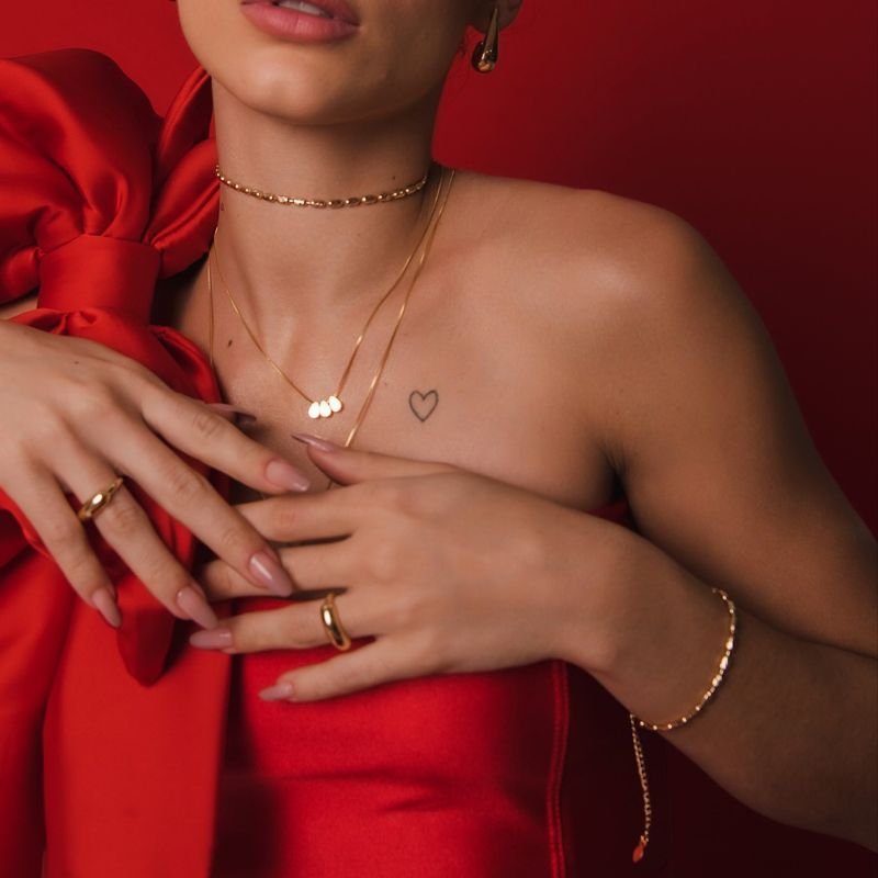 PULSEIRA CILINDRICA RISCADA DOURADO FOLHEADO