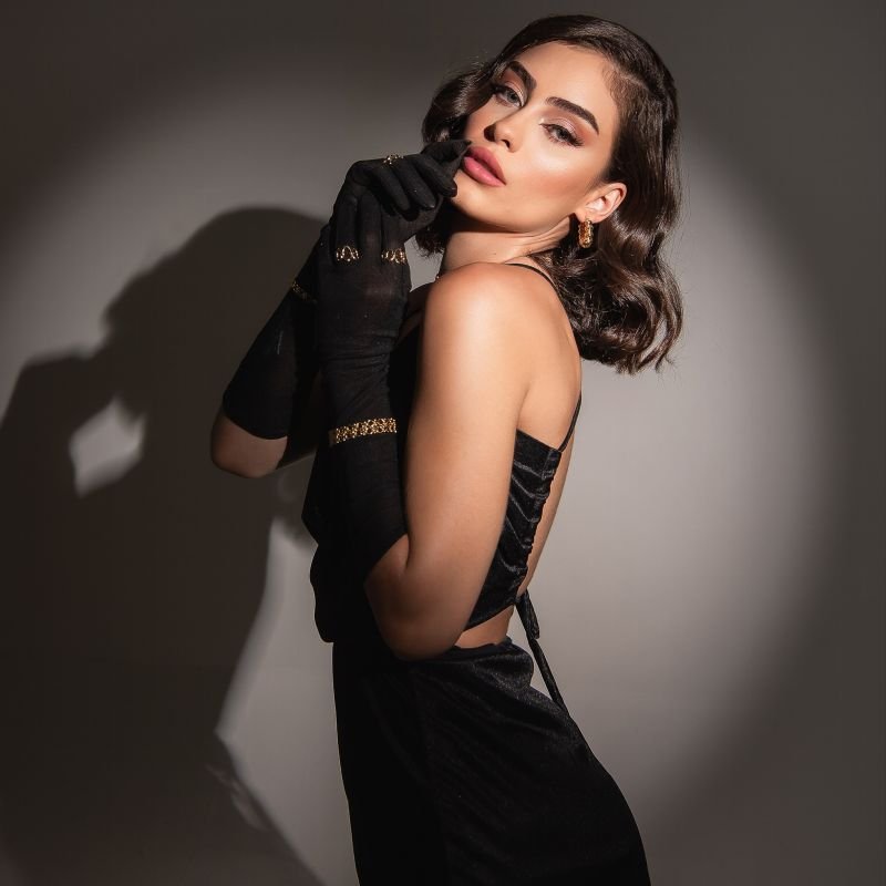 PULSEIRA CIRCULOS LIGADOS POR BOLINHAS DOURADO FOLHEADO