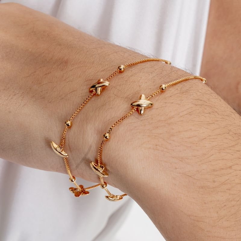 PULSEIRA CONEXÃO BANHADO A OURO 18K